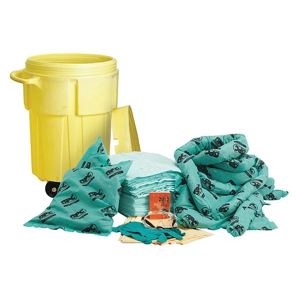 Spill Kit, Drum, Chemical/Hazmat, 38 gal