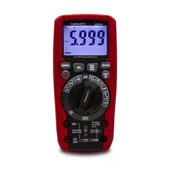 Multimeter CAT IV TRMS w/Lo Z Backlit