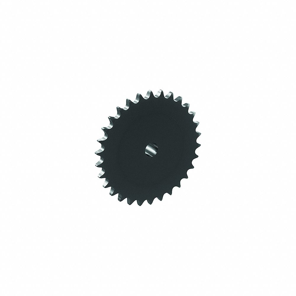 Roller Chain Sprocket, No Hub, 35, 19 Teeth, 2.278 Inch Pitch Dia, Steel