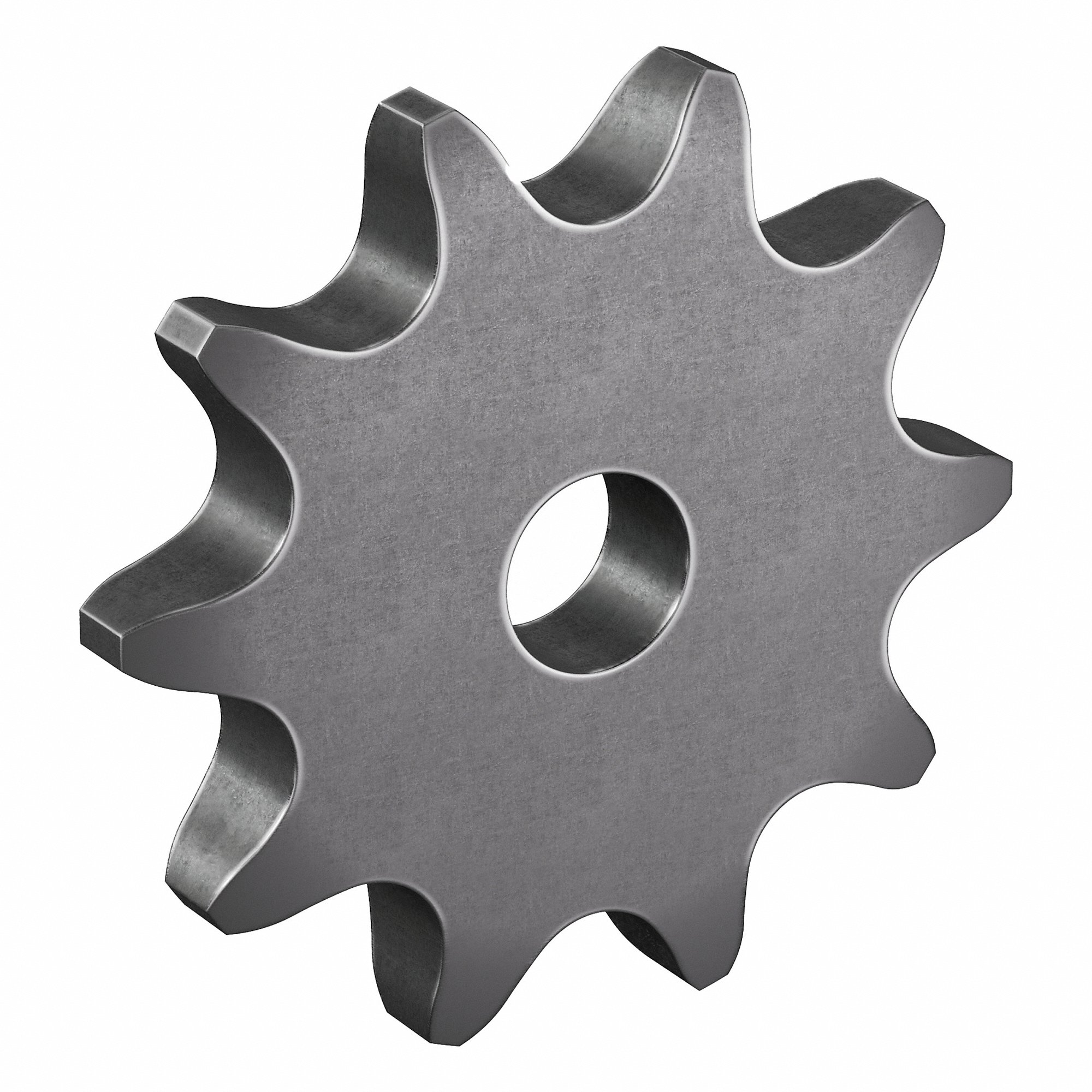 TRITAN 80A10H X 3/4 Roller Chain Sprocket, No Hub, 10 Teeth, 3.236 Inch Pitch Dia, Steel | CU6ZGV 55WD38
