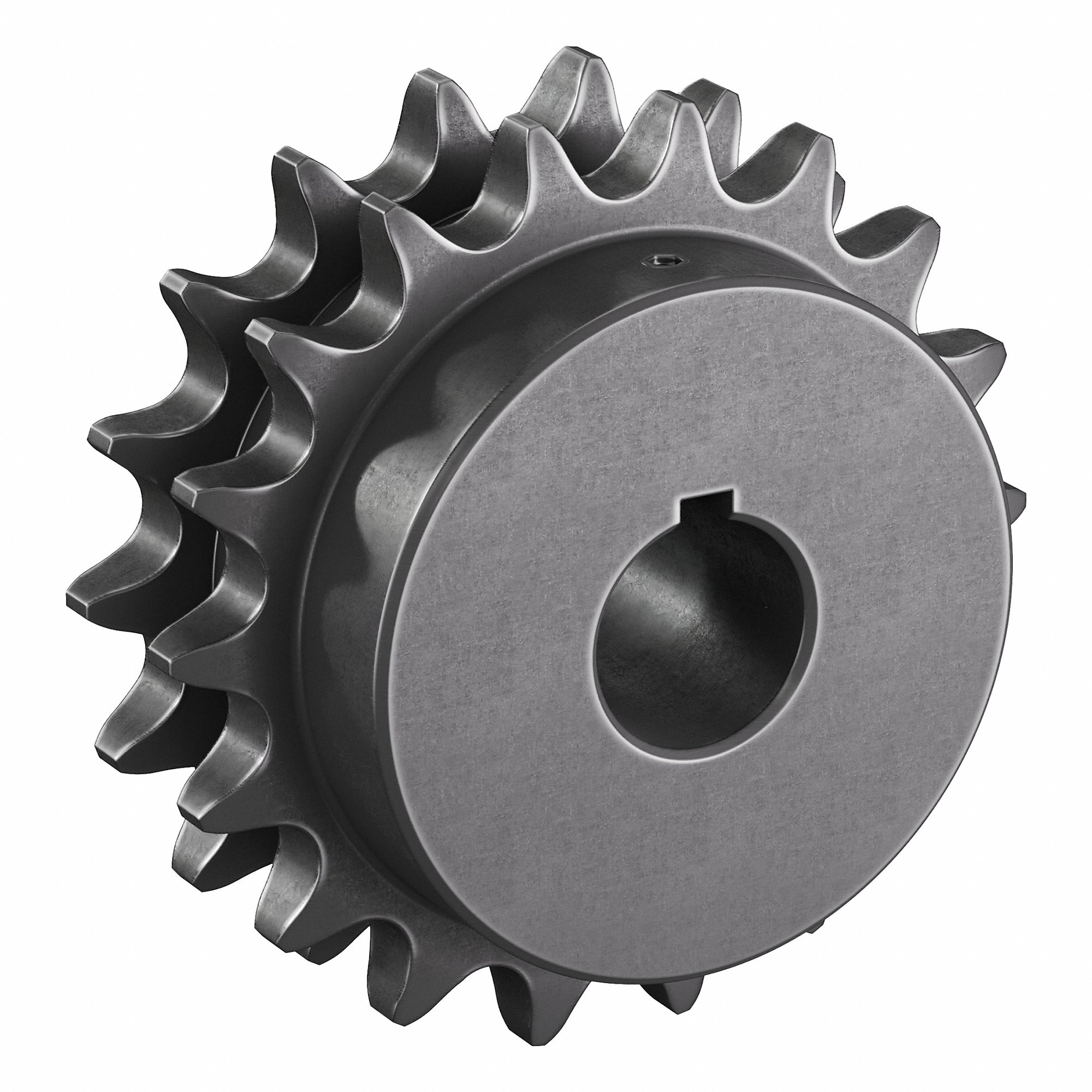 TRITAN D80BS18H X 1 1/2 Roller Chain Sprocket, 1 1/2 Inch Bore Dia, 18 Teeth, Steel | CU6YPT 55WE97