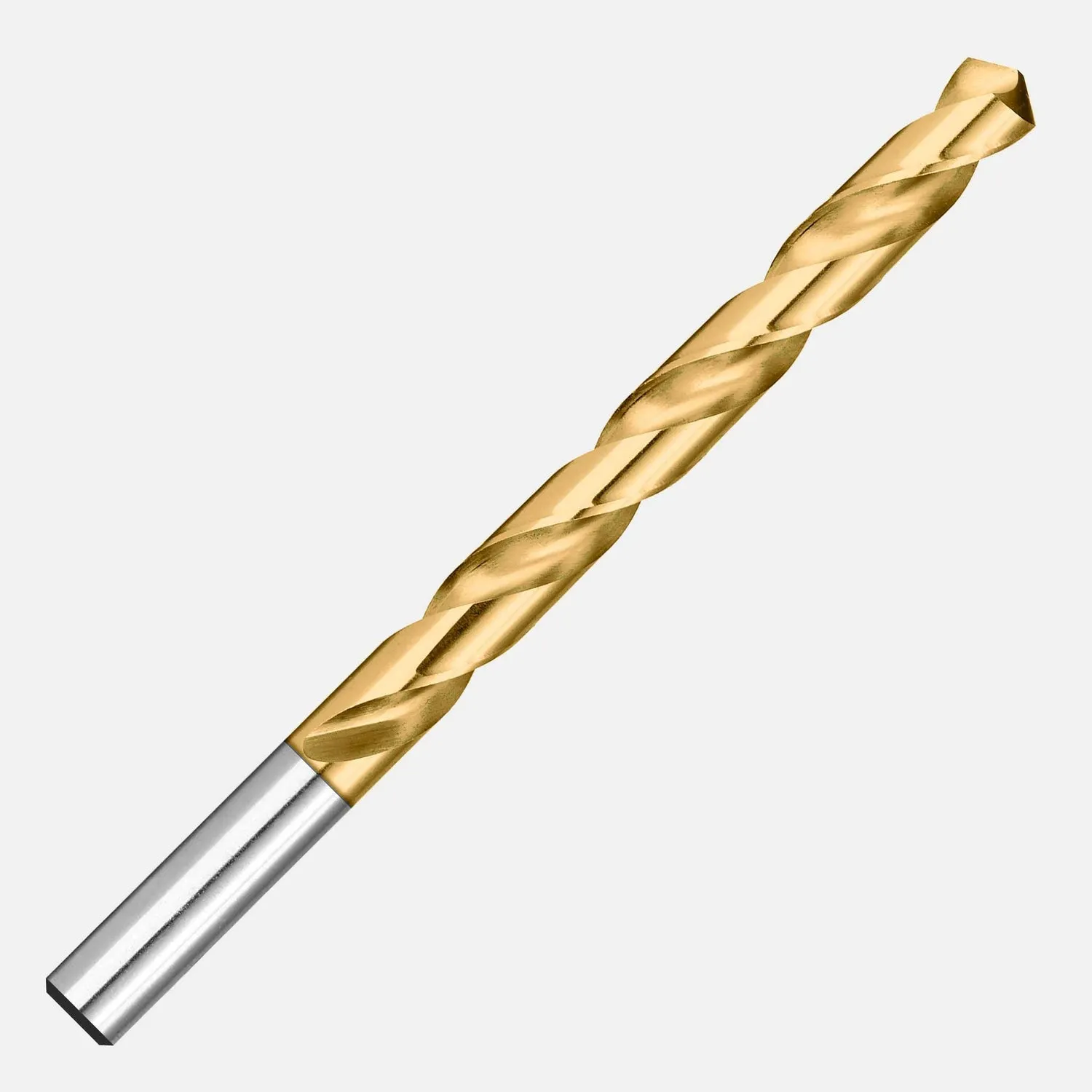 TRIUMPH TWIST DRILL 012823 Drill, Heavy-Duty, 23/64 Size, 135 Deg. Split Point, HSS, Tin Coating, Pack Of 6 | CL9YVT