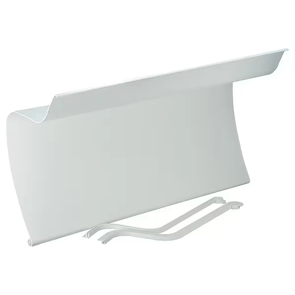 22-3/8 Inch W x 42 Inch L x Rigid High Impact, Stain Resistant PVC