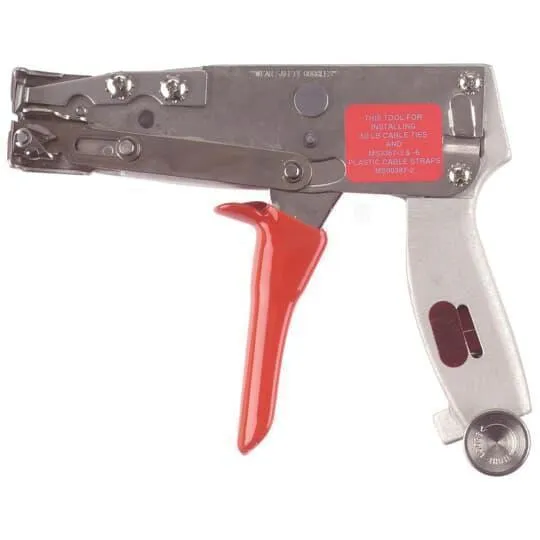 Cable Tie Installation Tool, Pistol Type, Rugged Metal
