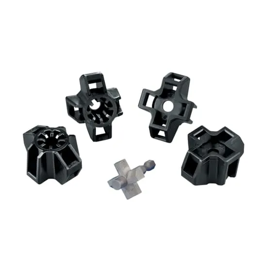 Cable Tie Mounting Base, Heavy Duty Type, Black, Nylon/Polyamide 6.6, 500PK