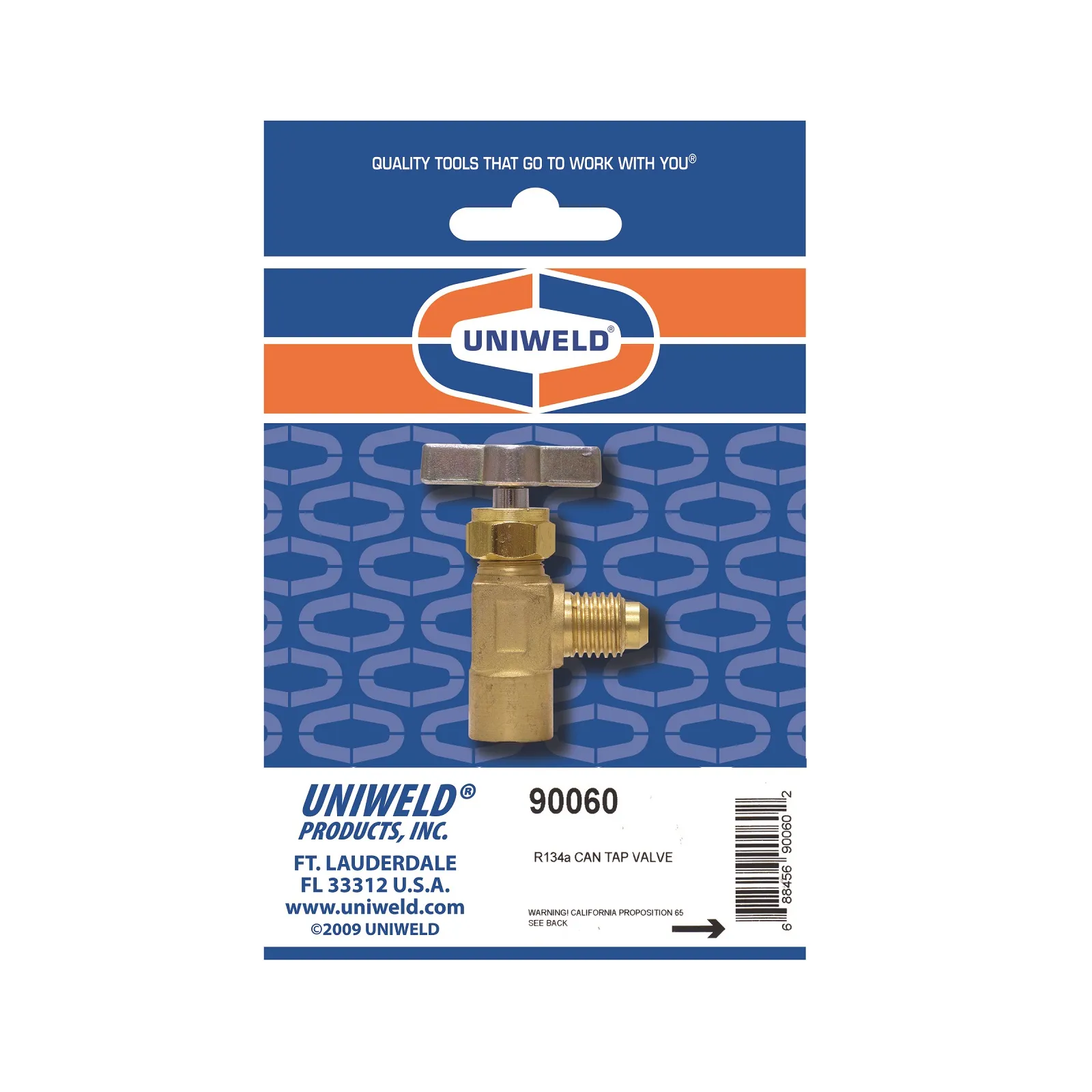 UNIWELD 49016 Auto Recharge Hose, Can Tap Valve, R-134a | CD4TBU