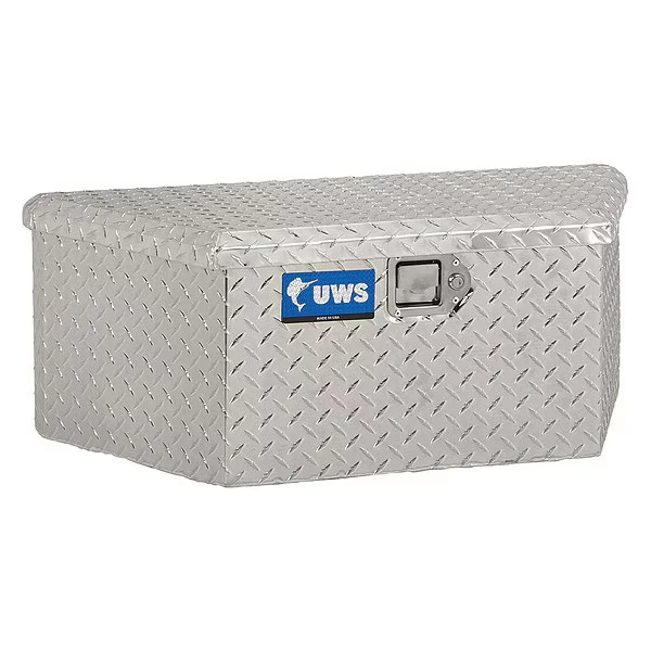 34 Inch Low Profile Trailer Tongue Truck Box, Aluminum