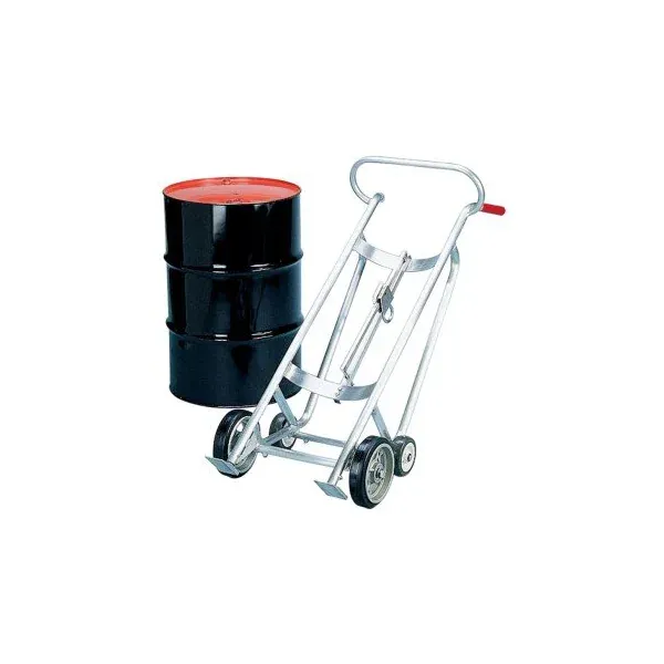 Drum Truck, Aluminum, 19.5 x 25 x 53 Inch Size