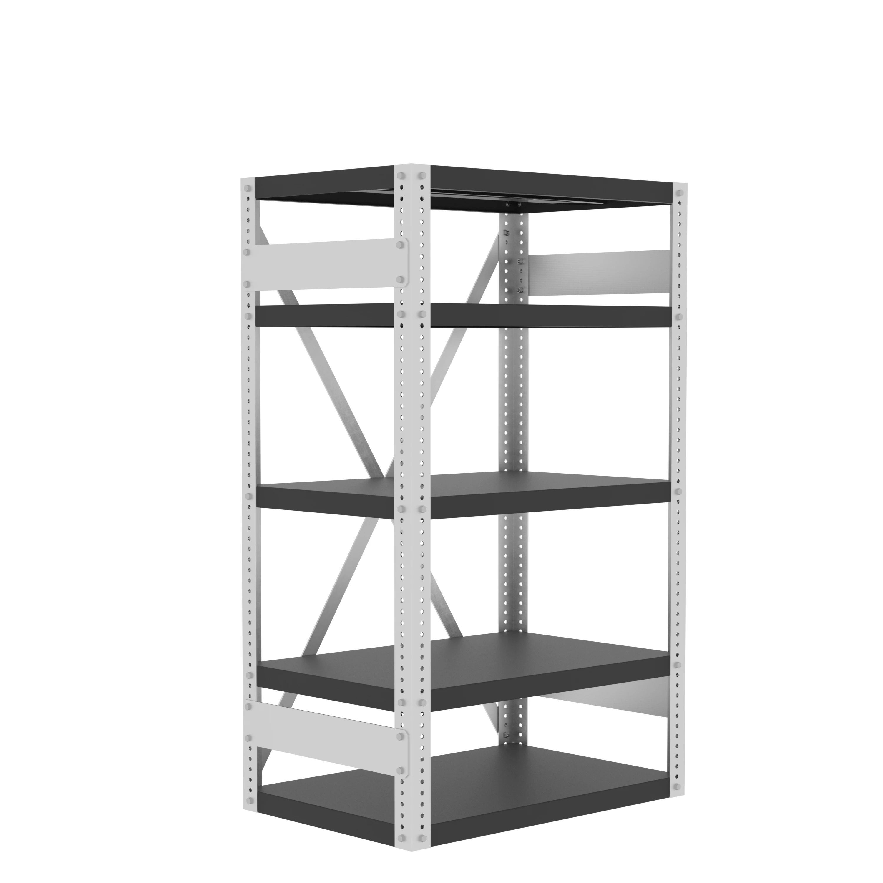 VALLEY CRAFT F82444A7 Shelving, 36 x 24 Inch Shelf, 60 Inch Height, Open Style | CJ6TZL