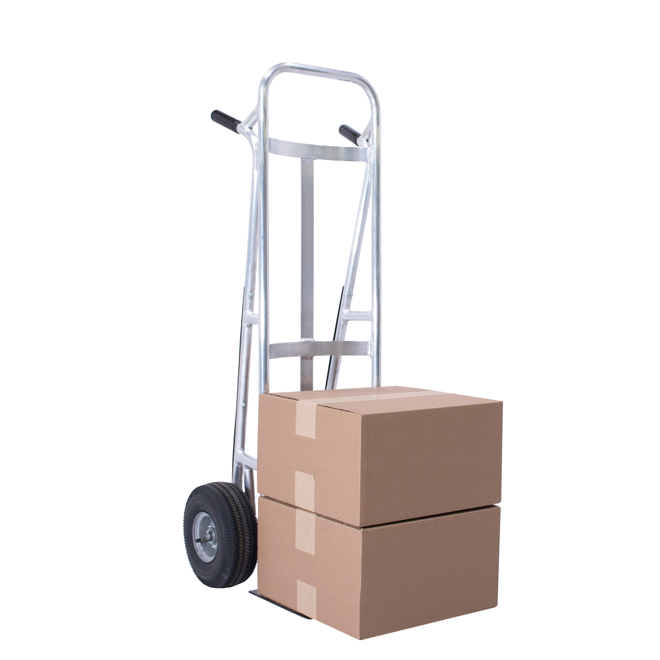VALLEY CRAFT F83881A5 Beverage Hand Truck, Curved Back, 10" X 16" Shoe, 600 Lbs Load Cap. | AJ8FVP