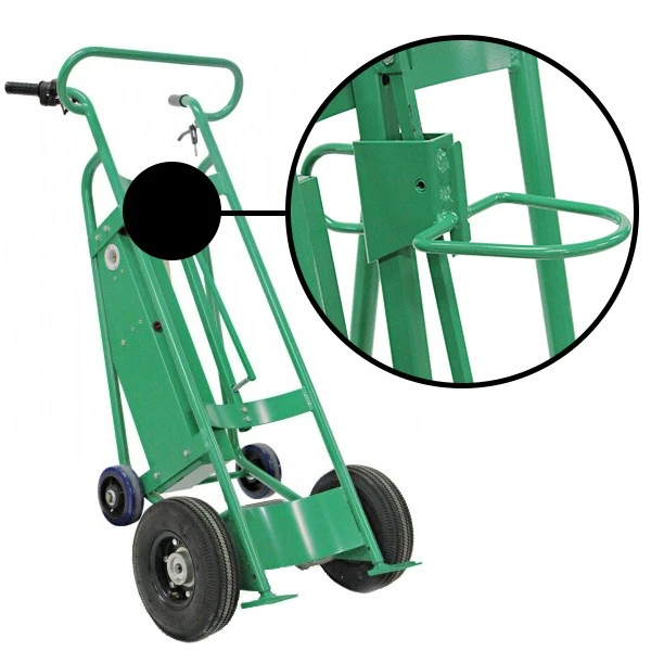 VALLEY CRAFT F89484P Powered Hand Truck, Plastic Drum Chime Hook, 800 lbs. Load Cap. | AJ8GER