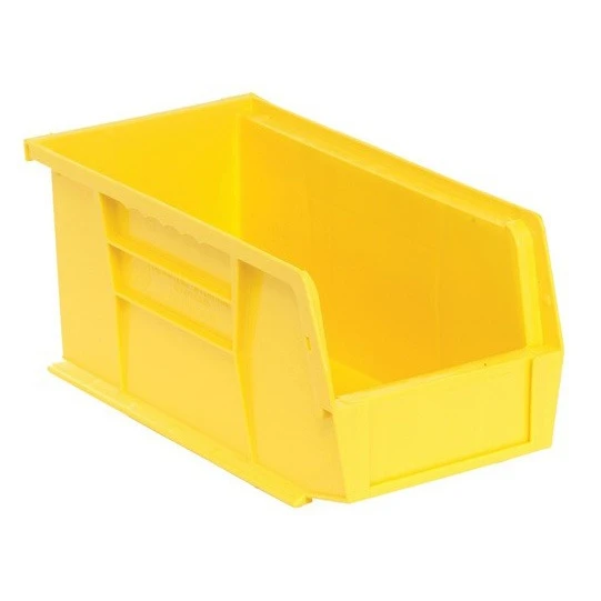 VALLEY CRAFT Z80422A4 Storge Bins, 12 per Case, 11" X 5.5" X 5", Yellow | AJ8GPB