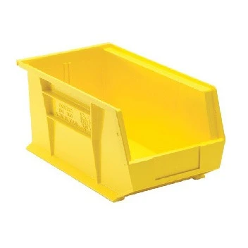 VALLEY CRAFT Z80424A2 Storge Bins, 12 per Case, 14.75" X 8.25" X 7", Yellow | AJ8GPD