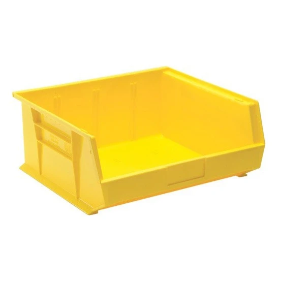 VALLEY CRAFT Z80426A0 Storge Bins, 6 per Case, 14.75" X 16.5" X 7", Yellow | AJ8GPF