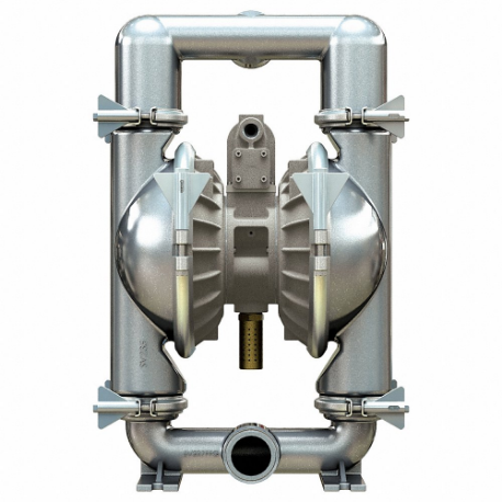 VERSA-MATIC E2SJ7X770C-FP-ATEX Air Operated Double Diaphragm Pump, Air, Stainless Steel, Clamp, Npt, Hytrel, Hytrel | CU7WQP 804HJ6