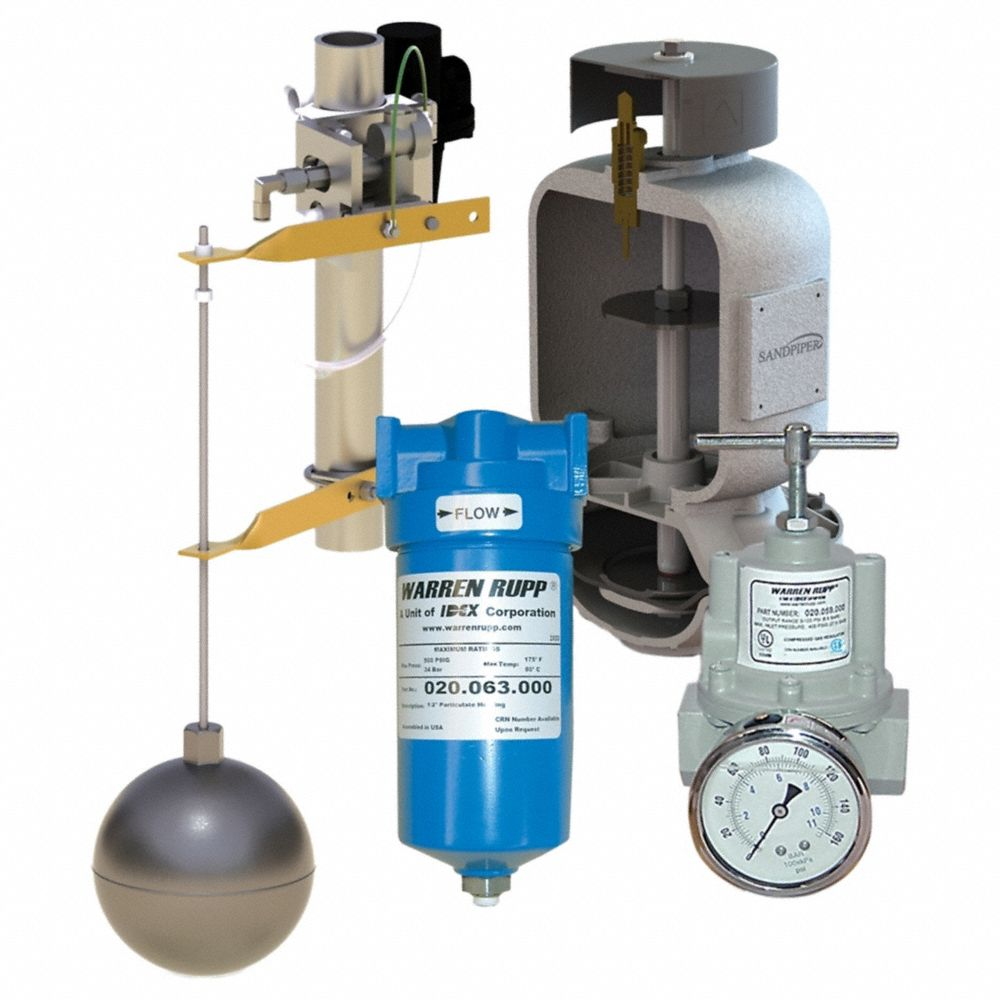 VERSA-MATIC Air Operated Diaphragm Pump Accessories
