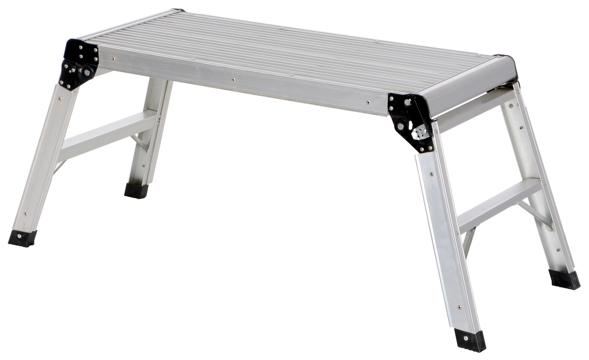 VESTIL AFSP-2 Folding Step Platform, 15 x 35 Inch Size, Aluminium | AG7LCV