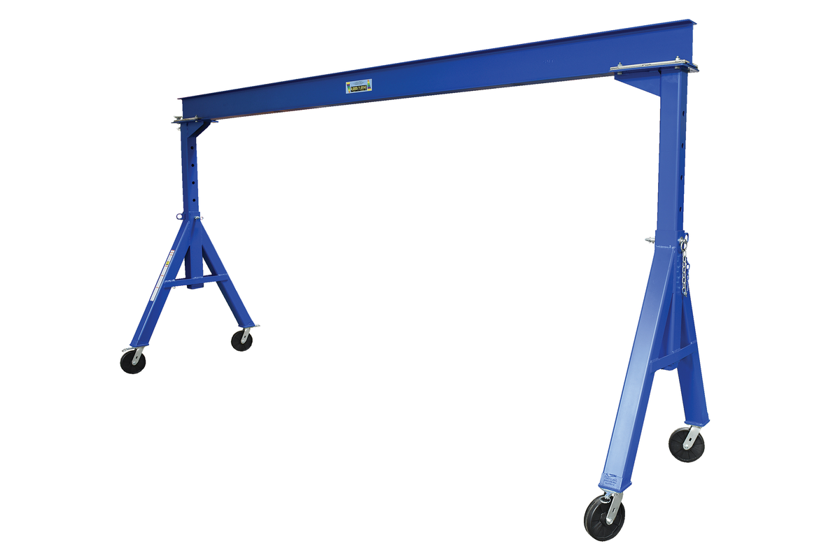 VESTIL AHS-4-15-7 Adjustable Height Steel Gantry Crane, 4000 Lb. Capacity, 15 Feet x 7 Feet | AG7LGQ