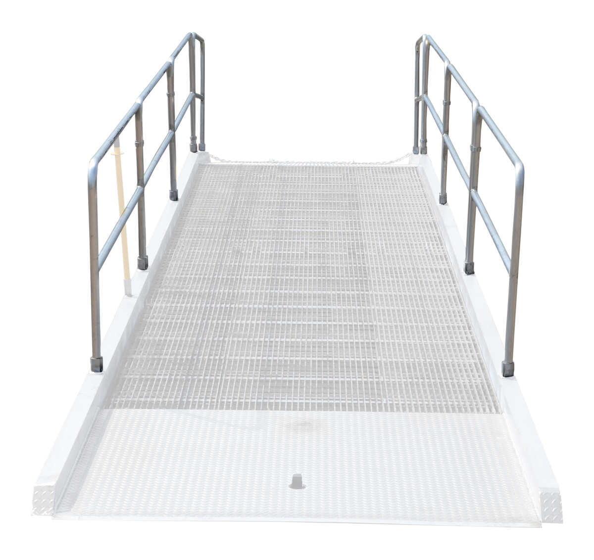 VESTIL AY-RHDRL Aluminium Yard Ramp Removable Steel Rail | AG7MGP