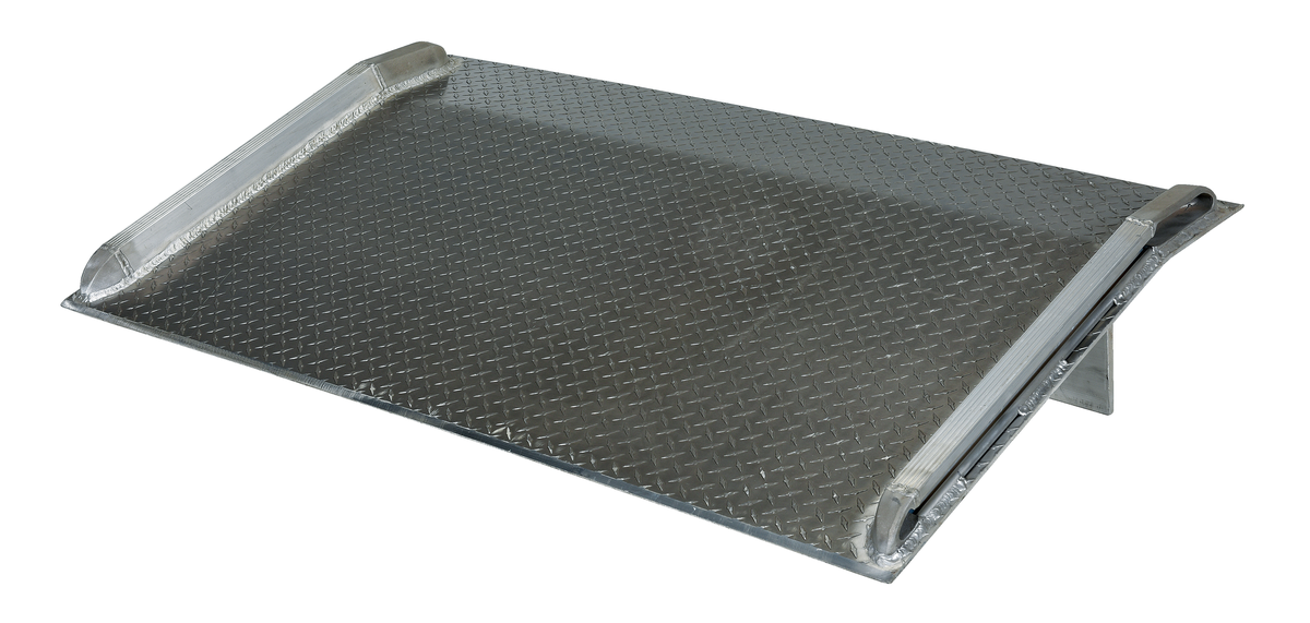 VESTIL BTA-11007230 Truck Dockboard, 11000 Lb. Capacity, 72 Inch x 30 Inch Size, Silver, Aluminium | AG7NGP