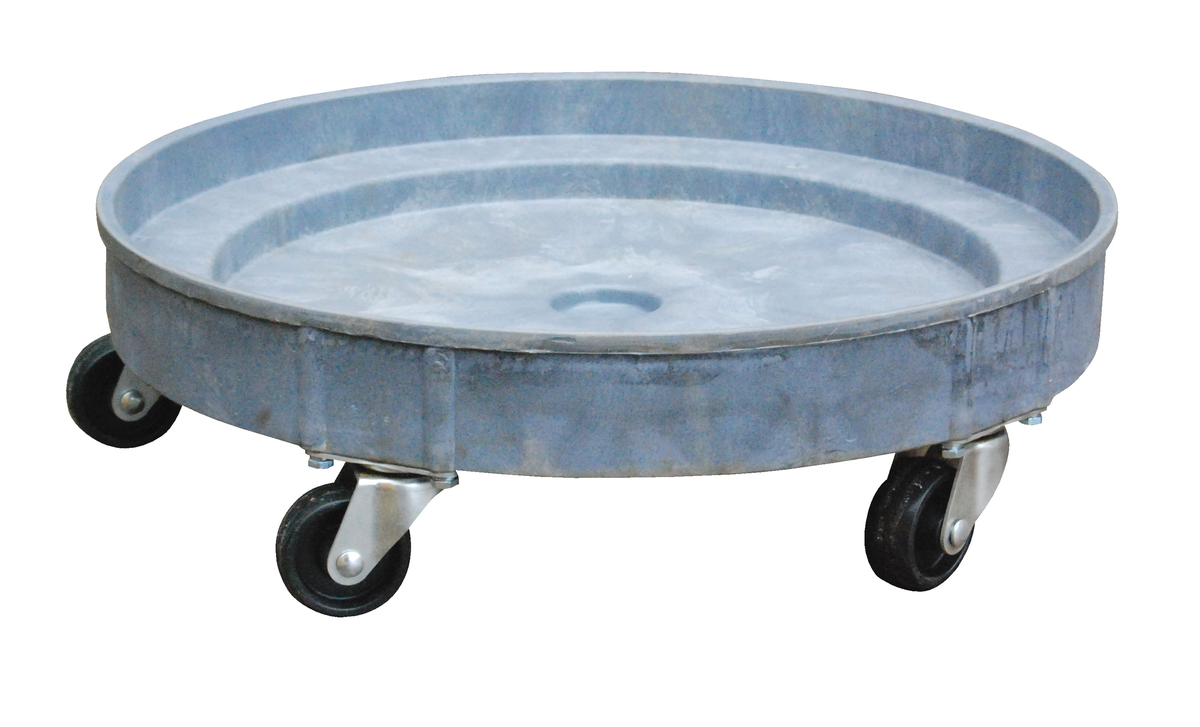VESTIL DRUM-PDD Multi-level Plastic Drum Dolly, 30/55 Gallon | AG7QXC