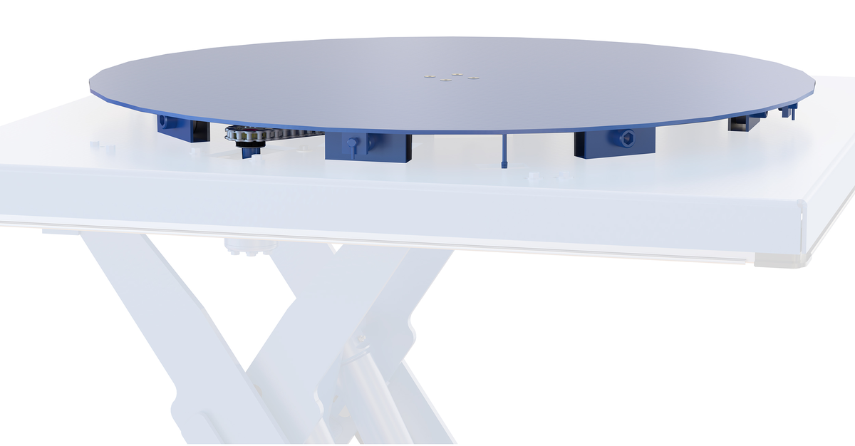 VESTIL EHLT-POWCAR Scissor Table Option Powered Carousel | AG8CVH