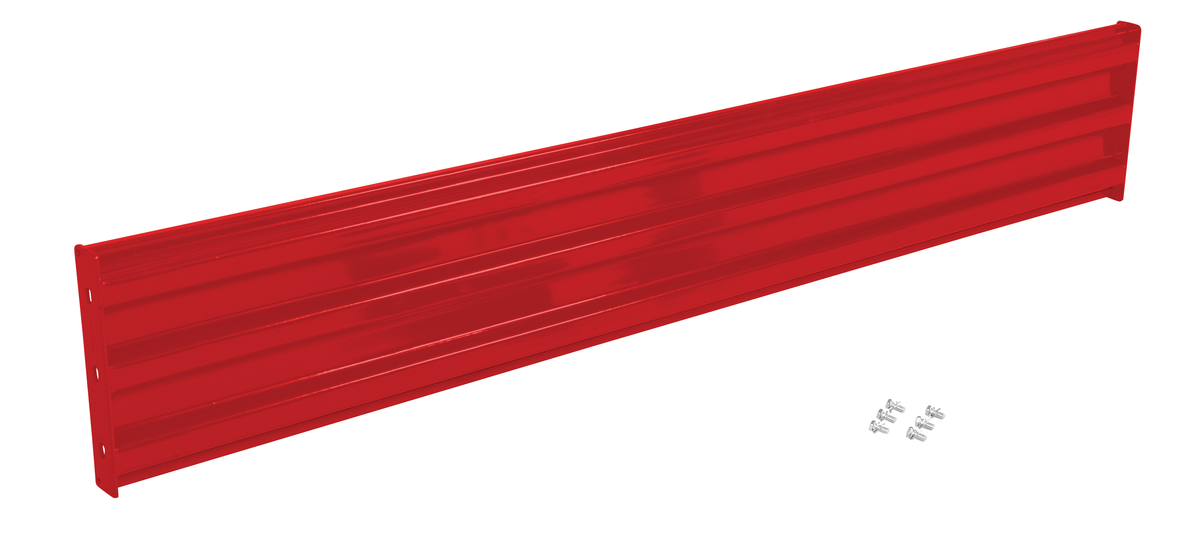 VESTIL GR-F3R-BO-9-RD Bolt-On Style Guard Rail 9 Ft Red | CY7KNG