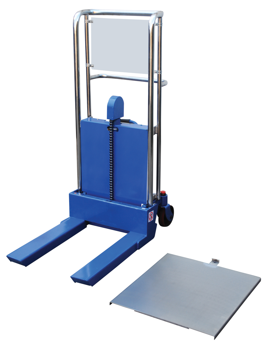 VESTIL HYD-5-AS Hefti-Lift, Two Speed Foot Pump, 36 x 54 Inch Size, 880 lb., Blue, Steel | CE3ECL