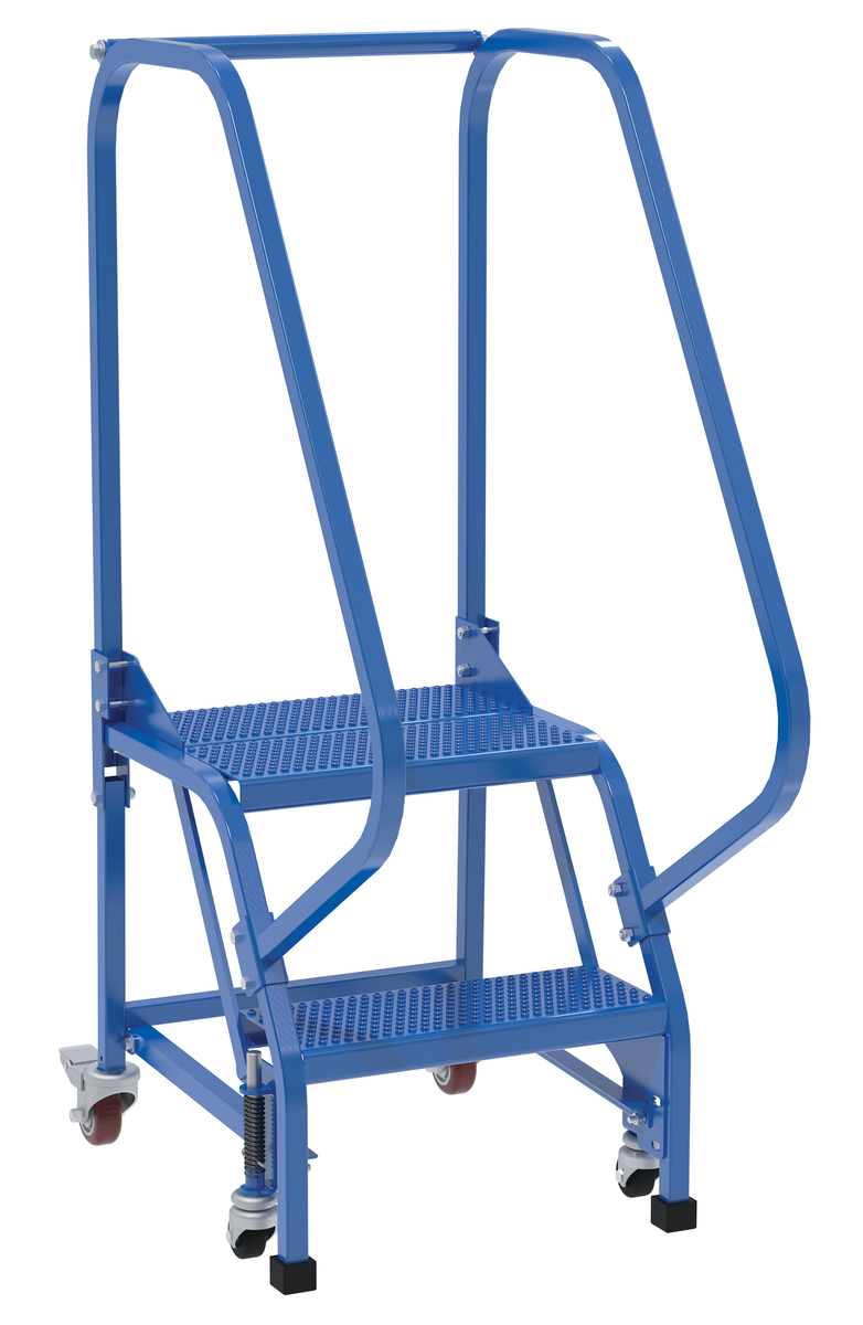 VESTIL LAD-PW-18-2-P Standard Slope Ladder, Perforated, 16.8125 Inch Size, 2 Step | AG7VBH