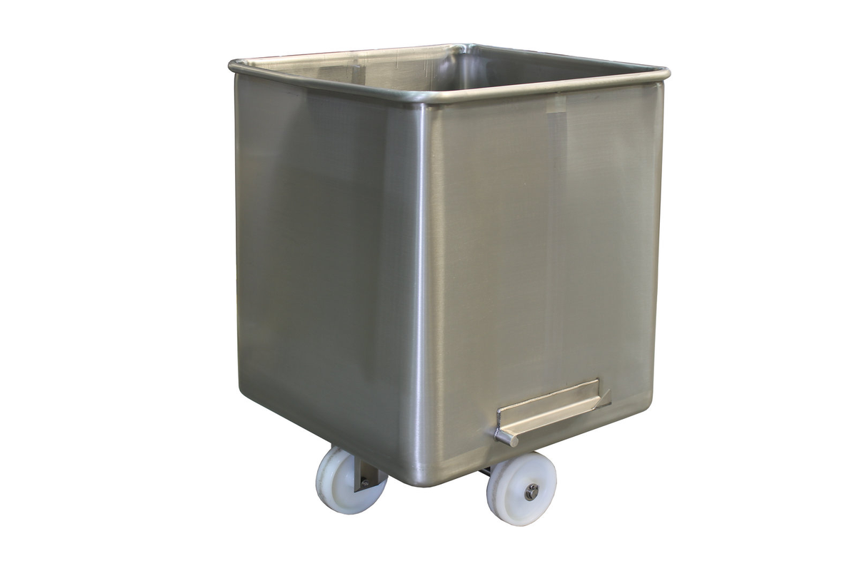 Stainless Steel Solid Meat Buggy, 29-1/2 x 28-3/8 x 27-1/2 Inch, 400 lb Capacity, Silver
