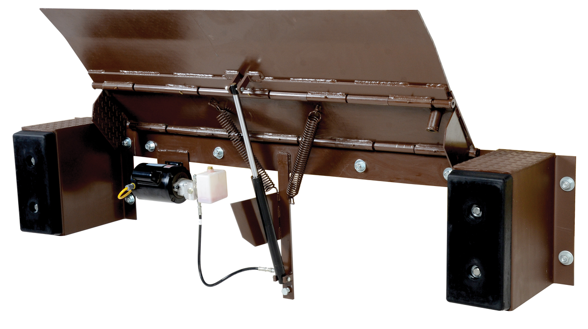 Steel Electric Edge-O-Dock Leveler, 17-1/2 x 105 x 27-1/2 Inch, 20000 lb Capacity, Brown