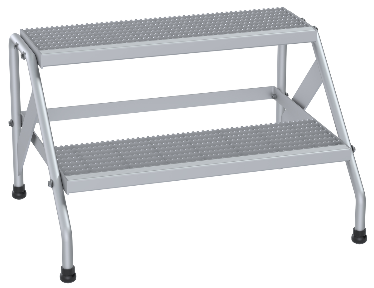 VESTIL SSA-2W-KD Aluminium Wide 2 Step, Stand, Knock Down | AG7ZKL