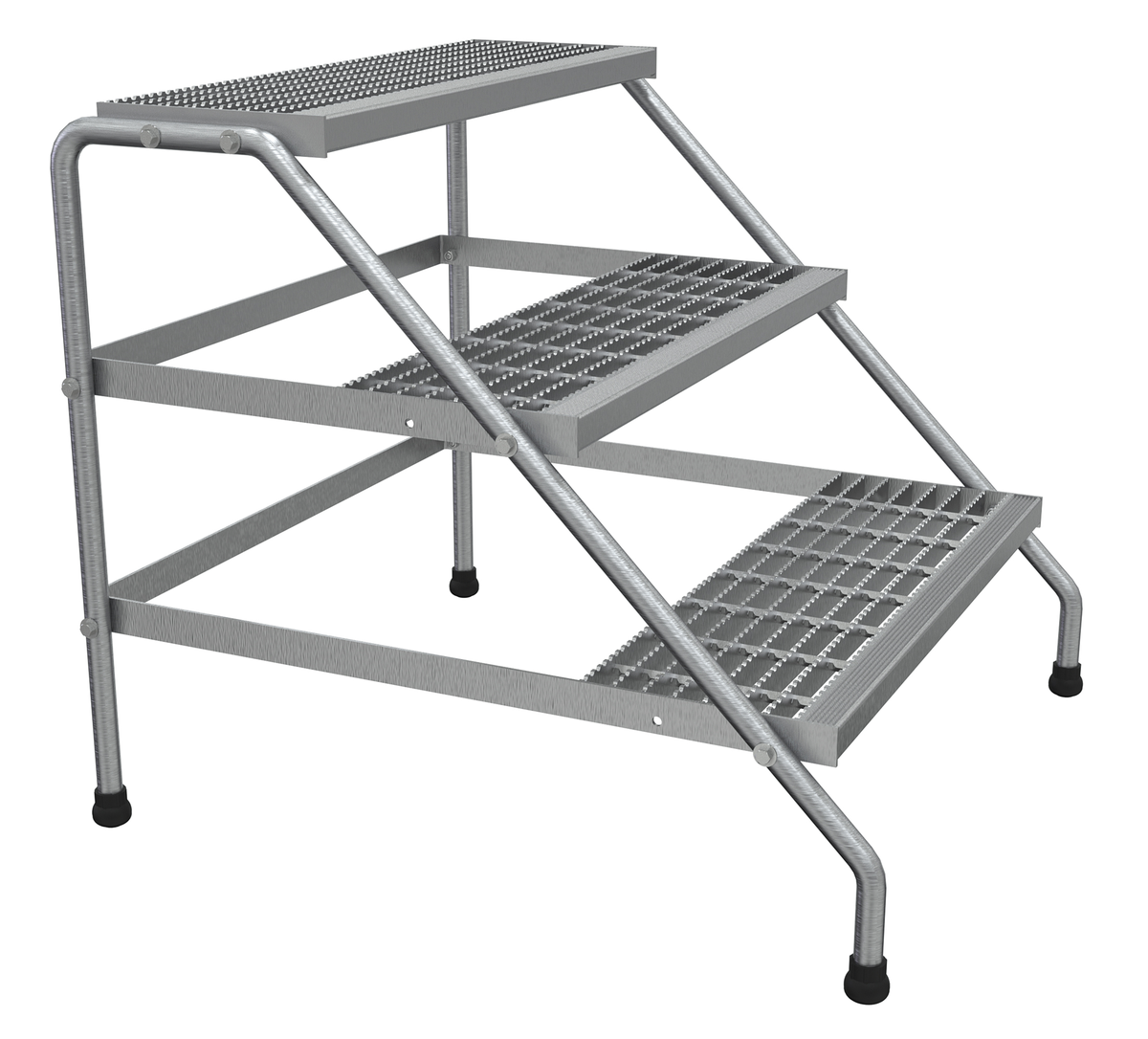 VESTIL SSA-3W-KD Aluminium Wide 3 Step, Stand, Knock Down | AG7ZKV