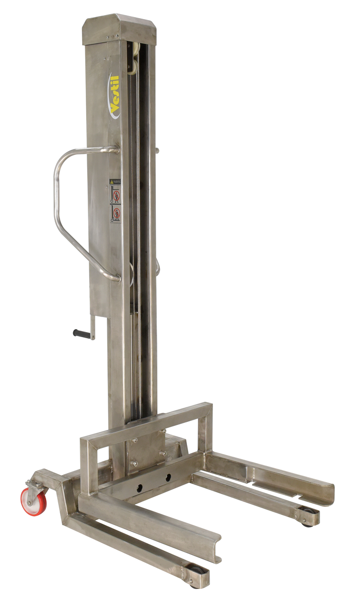 Stainless Steel Meat Buggy Lifter/Transporter 770 lb Capacity, Chrome