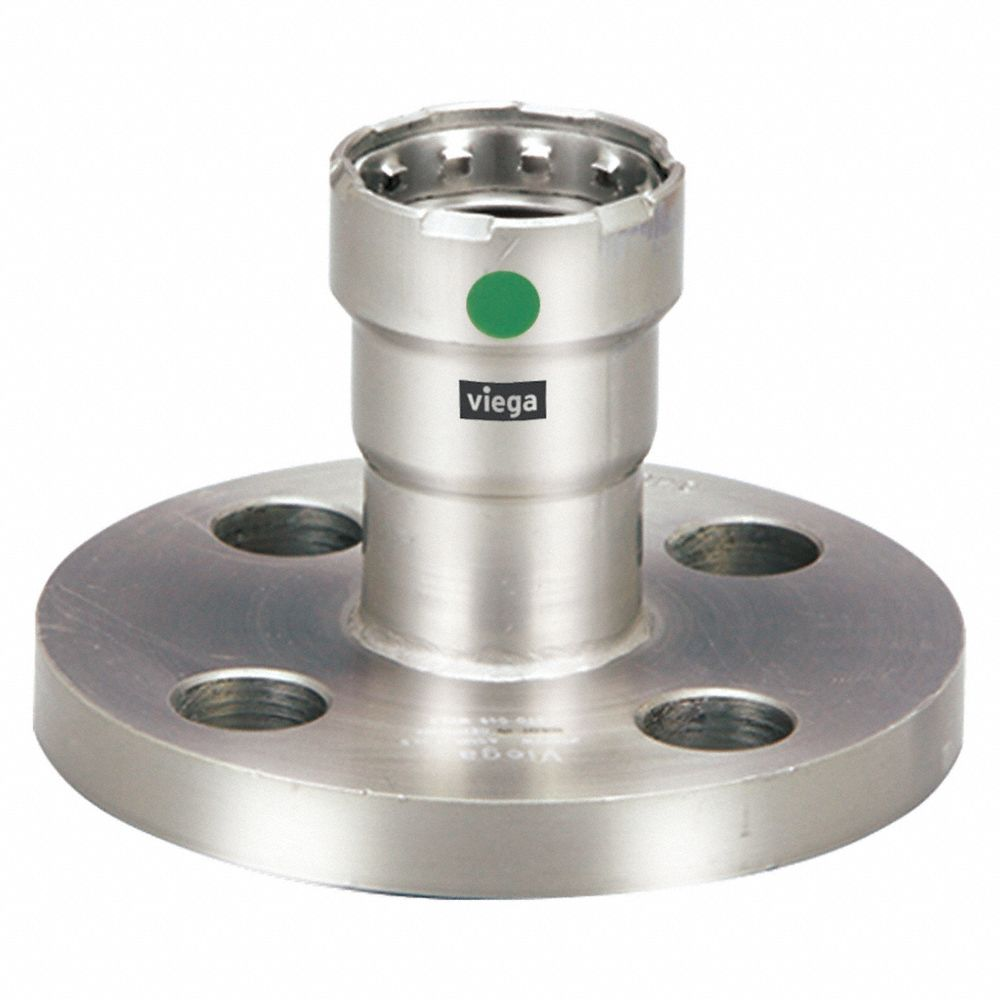 Crimp Adapter Fitting, 3/4 Inch Pipe Size, Press-fit, EPDM, 200 psi Max Op Pressur