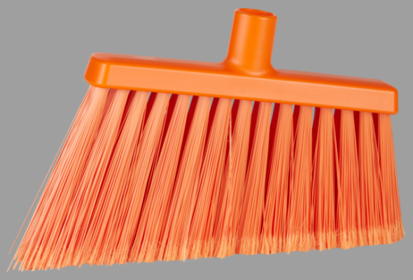 Flagged, Soft Angled Broom Orange