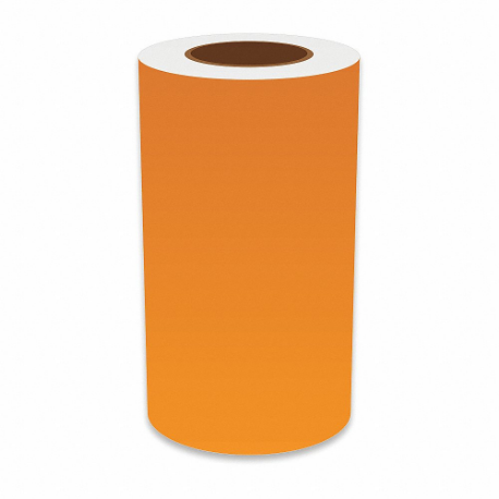 VNM SIGNMAKER VNMON-3228 Continuous Label Roll, 9 Inch X 150 Ft, Vinyl, Orange, Indoor/Outdoor | CU7ZWX 36UU02
