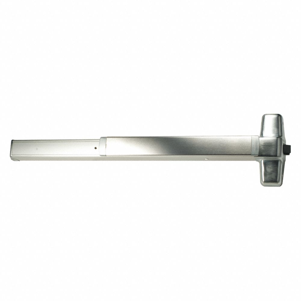 Exit Device, 3 ft Max Door Wd, Aluminium
