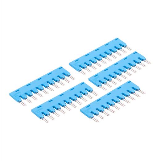 Jumper, Τύπος Push-In, 10-Pole, Blue, 18A, Pack of 5