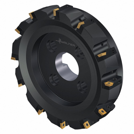 WALTER TOOLS F2010.B.250.Z12.08.R757M Indexable Face Mill, 2.3620 Inch Arbor Dia, 90 Deg. Side Cutting Edge Angle | CU8JFR 56NC05