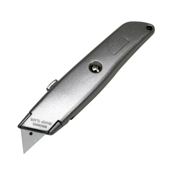 Utility Knife w/3 Blades, Utility, Zinc