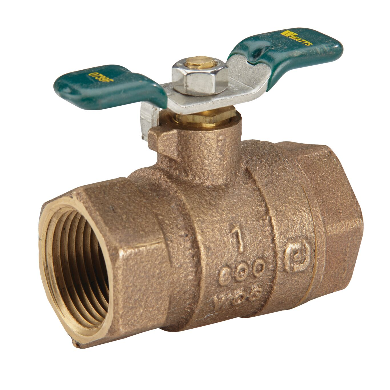 WATTS FBV-TH 3/8X1/2 Ball Valve, 3/8 Inch Inlet, 350 Deg. F Max. Temp., 600 Psi | BY8LMC 0547051