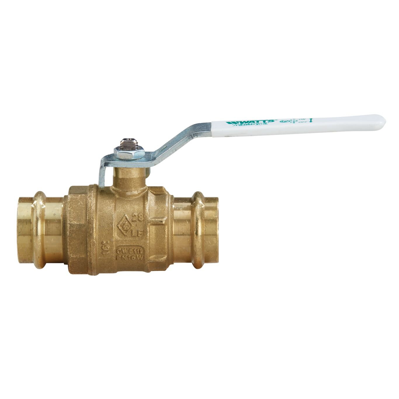 WATTS LFFBV-3-PRESS-M1 3/4 Ball Valve, 3/4 Inch Inlet, 250 Deg. F Max. Temp., 200 Psi | CC2YNK 0555299