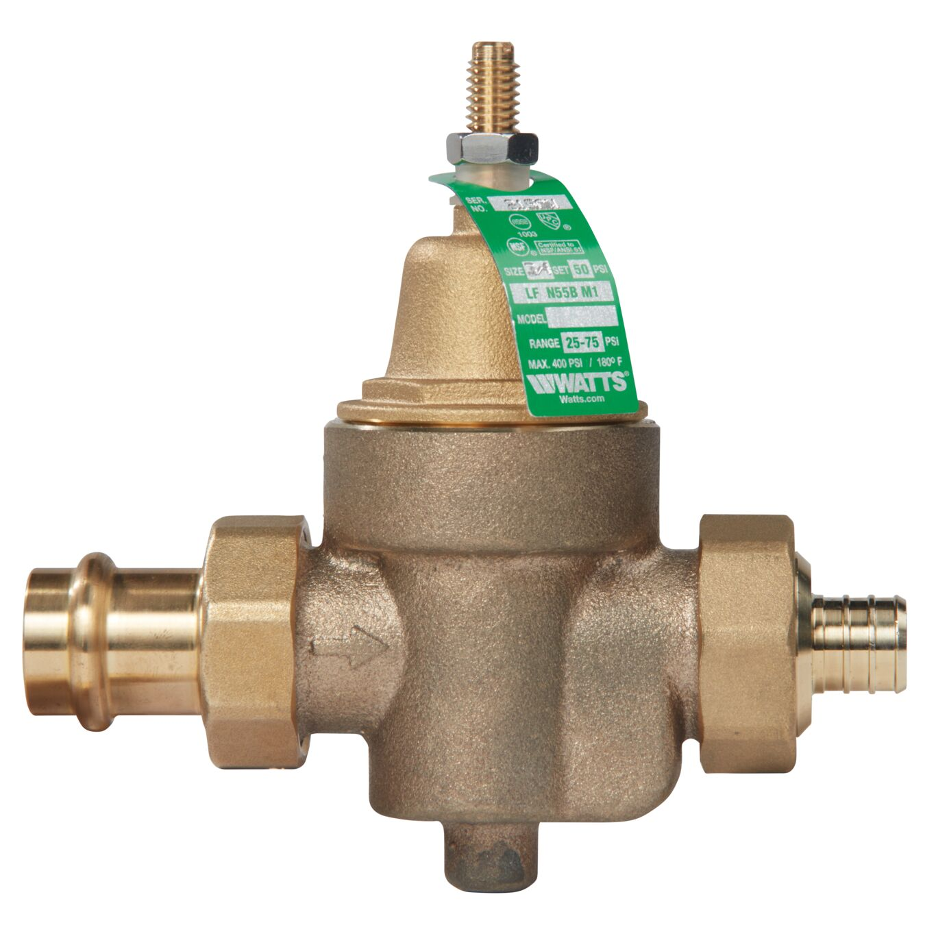WATTS LFN55BM1-DU-PR-PEX 3/4