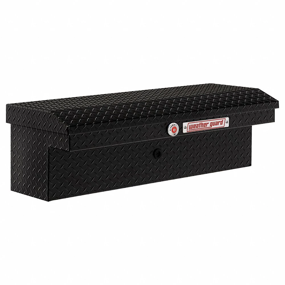 Side-Mount Truck Box, Side-Mount Truck Box, Aluminium, 13 Inch Ht, Gloss Black
