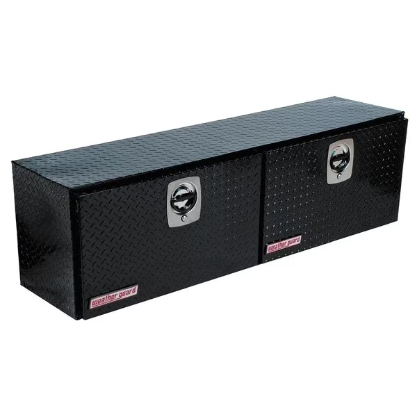 Truck Box, Topside, Aluminum, 64-1/4 InchW, Black, 7.9 cu. ft