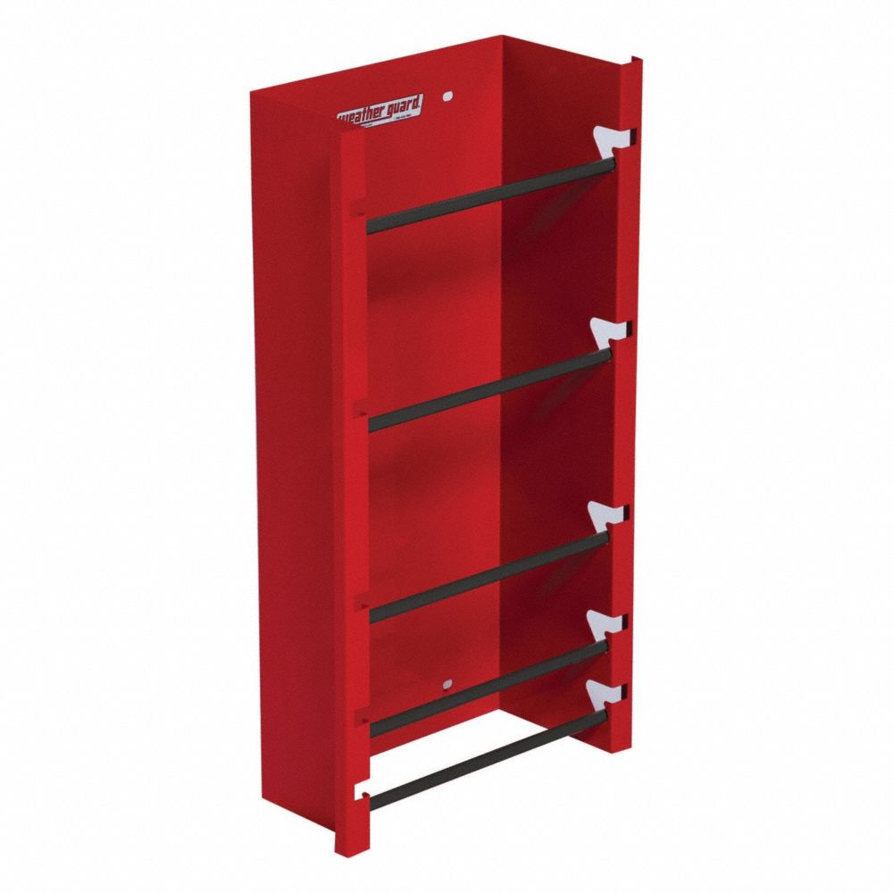 Wire Spool Holder End Mount, Wire Spool Holder, Steel, 6 Inch Overall Length, Van Shelving