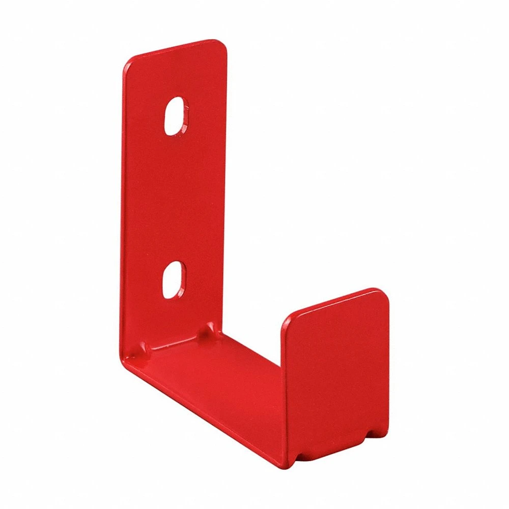 Ladder Holder, Steel, 3 1/2 Inch Overall Length, 4 Inch Overall Wd, Red