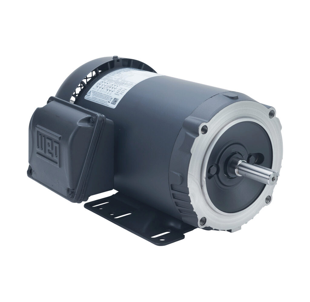 WEG 00112ET3E56C-S Electric Motor, 1Hp, 60Hz, 1200 Rpm | BB9GKW