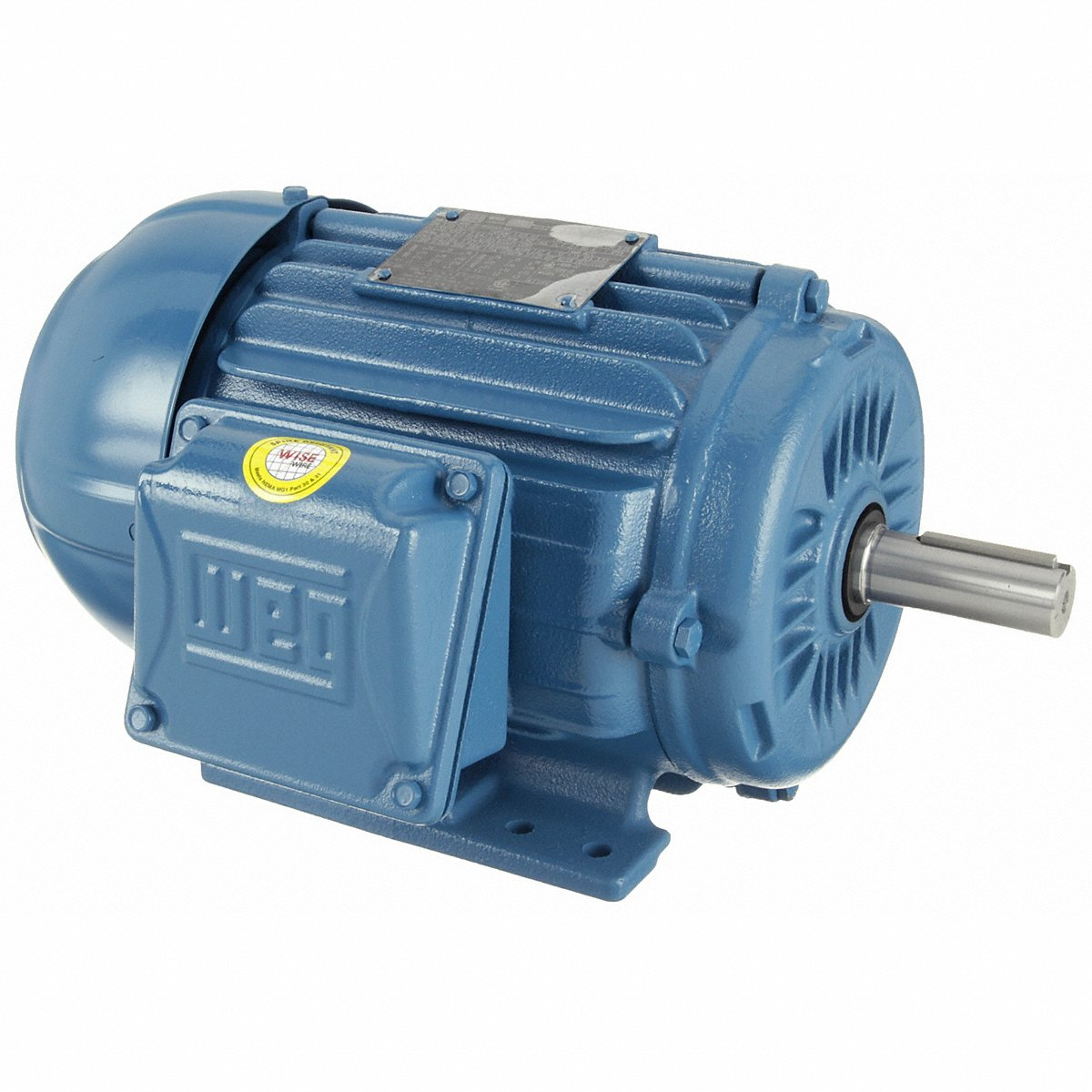 WEG 00118ET3E143T-W22 Motor, 3 Phase, 1 Hp, 1760 208-230/460V, Eff 85.5 | AE7TTV 6AHZ7